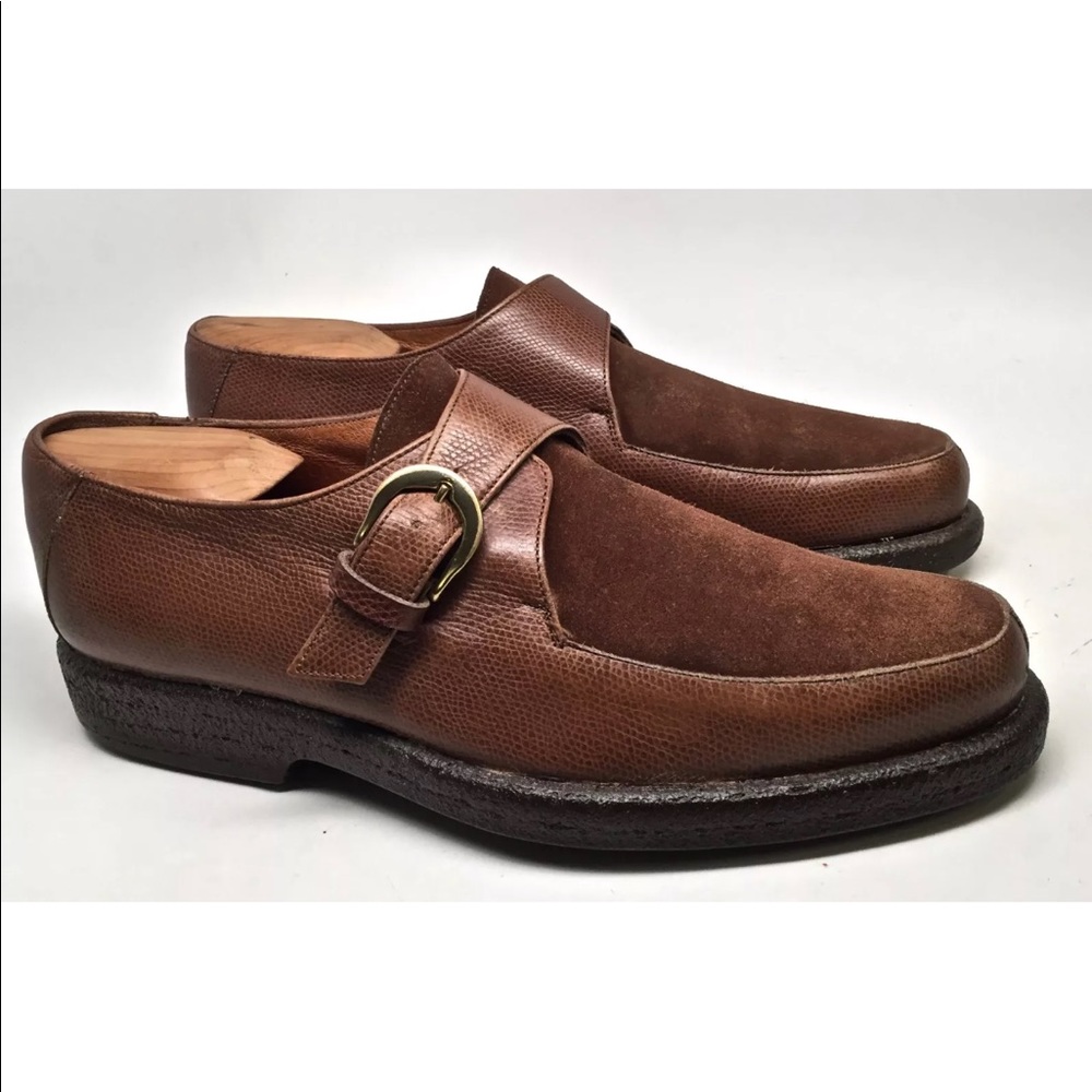 Gianni Versace Men’s Tan Suede Loafers size 7